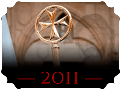 miniatura programa de semana santa del año 2011 de la cofradía del santo sepulcro de leon