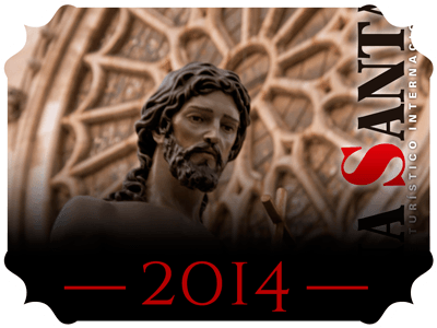 miniatura programa de semana santa del año 2014 de la cofradía del santo sepulcro de leon