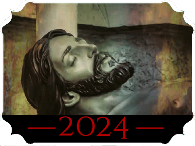 miniatura programa de semana santa del año 2024 de la cofradía del santo sepulcro de leon